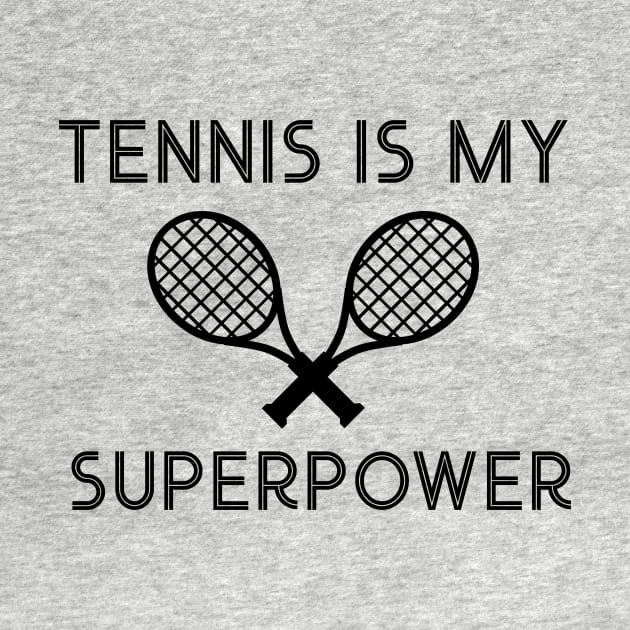 Tennis is my superpower by cypryanus